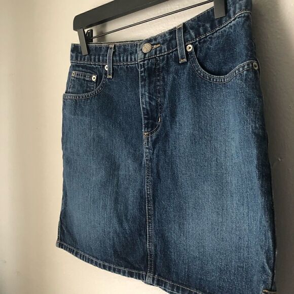 Roxy basic dark blue denim mini shirt - Picture 2 of 10